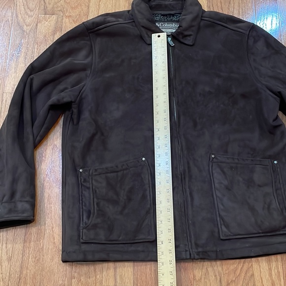 Columbia Sportswear Men's XL Brown Jacket Bomber style Full zipper pockets - Picture 7 of 14